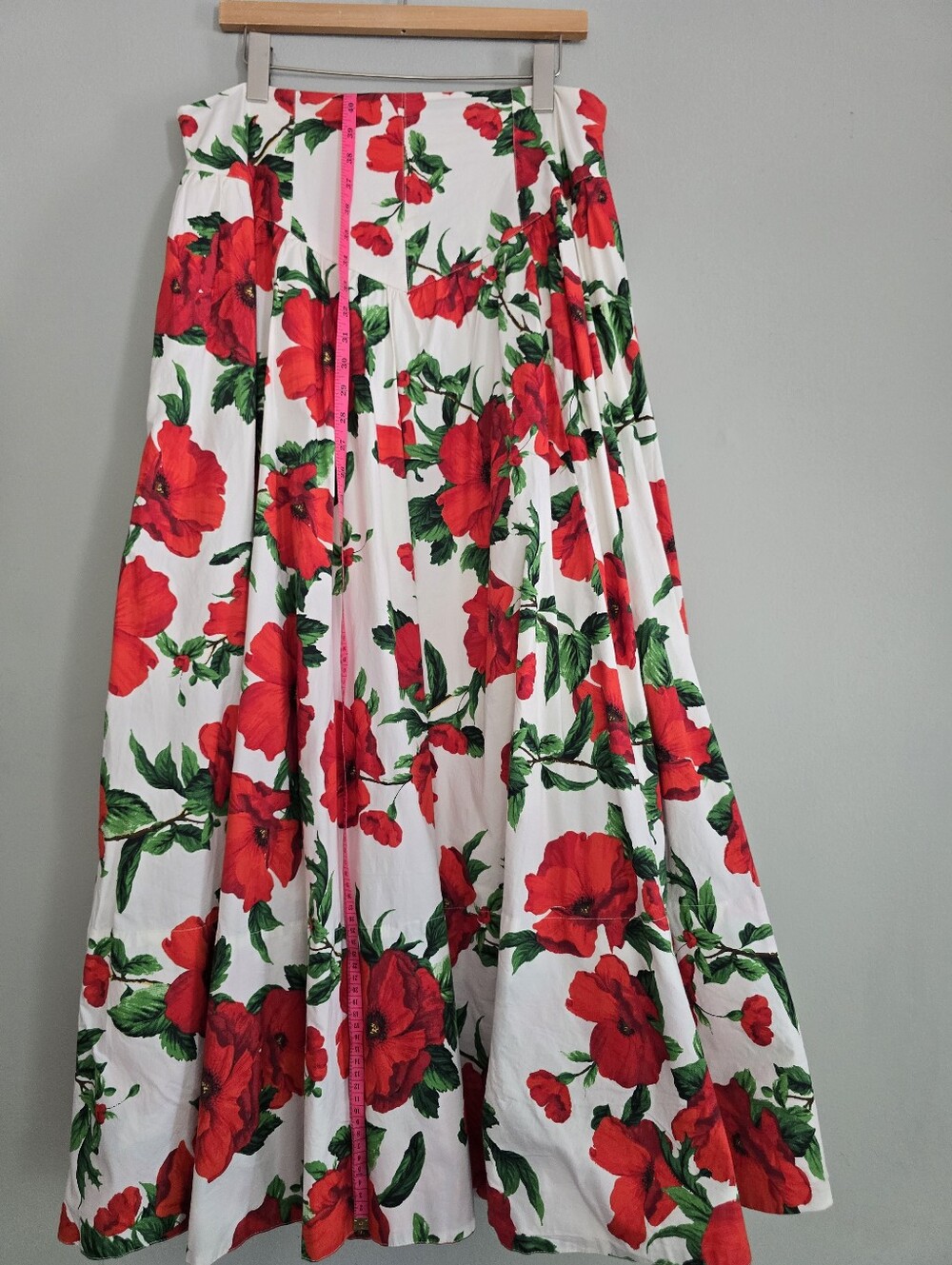 Anthropologie Drop-waist A-line Maxi Skirt, Size 14 - Picture 8 of 12